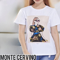 Monte Cervino Футболки женские СТОК Италия, кг